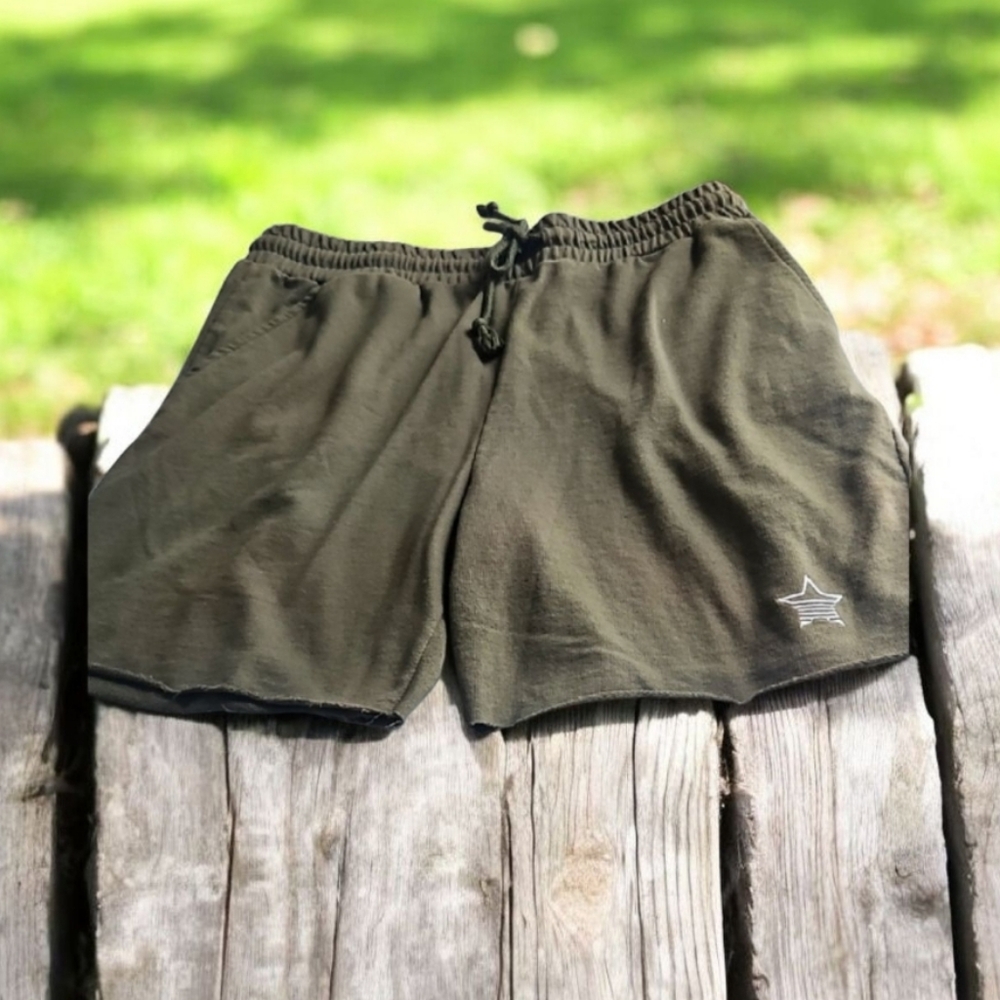 No Boundaries Shorts Big Star Size Lg 11/13 Juniors Hunter Green W Pockets